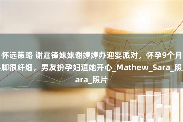 怀远策略 谢霆锋妹妹谢婷婷办迎婴派对，怀孕9个月手脚很纤细，男友扮孕妇逗她开心_Mathew_Sara_照片